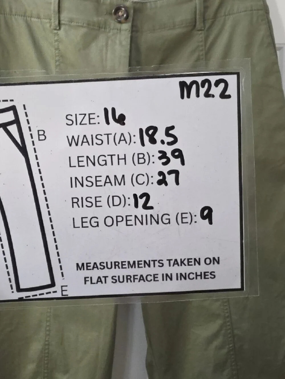 Ann Taylor Weekend Olive Green Pants | Size 16 - Picture 6 of 7